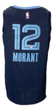 Ja Morant Signed Memphis Grizzlies Navy Blue Nike Swingman Jersey BAS Sports Integrity