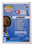 Ja Morant Signed Memphis Grizzlies NBA Funko Pop! #129 JSA Sports Integrity