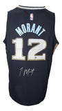 Ja Morant Signed Memphis Grizzlies Black Fanatics Basketball XL Jersey BAS - Sports Integrity