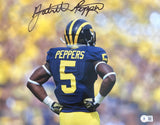 Jabrill Peppers Signed 11x14 Michigan Wolverines Photo BAS