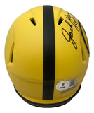 Jack Ham Signed Pittsburgh Steelers Rave Mini Speed Helmet HOF 88 BAS