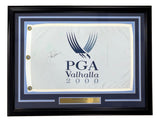 Jack Nicklaus Signed Framed 2001 PGA Valhalla Golf Flag BAS AF01275