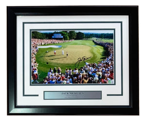 Jack Nicklaus Signed Framed 8x12 PGA Golf Photo BAS BH78974