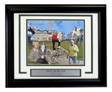 Jack Nicklaus Signed Framed 8x10 PGA Golf Photo BAS LOA