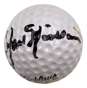 Jack Nicklaus Signed Nicklaus Golden Bear Golf Ball BAS AC22589 Sports Integrity
