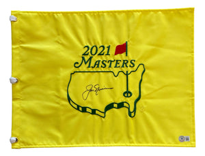 Jack Nicklaus Signed 2021 Masters Golf Flag BAS AC40931 Sports Integrity