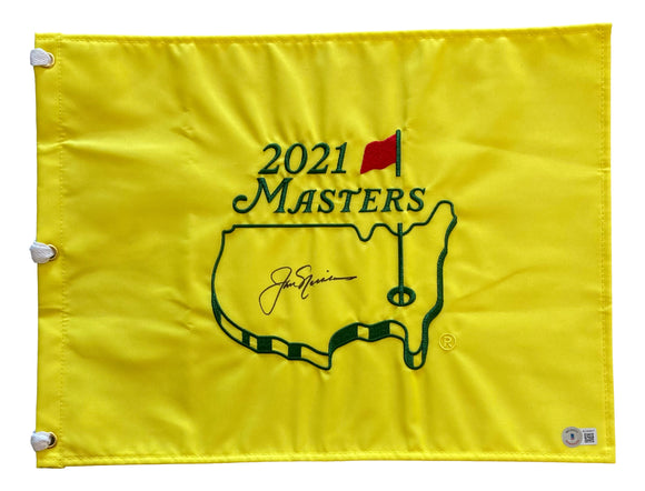 Jack Nicklaus Signed 2021 Masters Golf Flag BAS AC40931 Sports Integrity