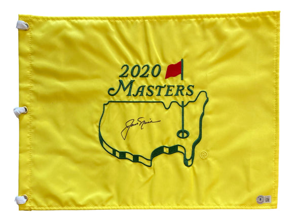 Jack Nicklaus Signed 2020 Masters Golf Flag BAS AC40933 Sports Integrity