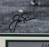 Jack Nicklaus Signed Framed 8x10 Vintage B&W Golf Photo JSA