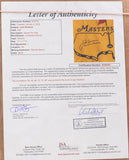 Jack Nicklaus Signed Framed Masters Golf Flag w/ Years JSA LOA XX26503