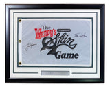 Jack Nicklaus Tom Watson Signed Framed Wendys Golf Flag BAS AC22598 Sports Integrity