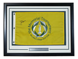 Jack Nicklaus Signed Framed The Memorial Tournament Golf Flag BAS AC22575 Sports Integrity
