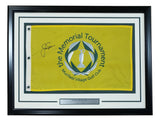 Jack Nicklaus Signed Framed The Memorial Tournament Golf Flag BAS AC22600 Sports Integrity