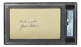 Jackie Robinson Brooklyn Dodgers Signed 3x5 Index Card PSA/DNA+JSA LOA