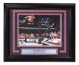 Jacob Fatu Signed Framed 8x10 WWE Photo BAS