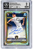 2026 Bowman Chrome #RMAJM Jacob Misiorowski Rookie Card 111/150 BAS 9 Auto 10
