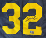 Jacob Misiorowski Milwaukee Signed Navy Blue Baseball Jersey Prova Hologram