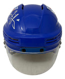 Jaromir Jagr Signed New York Rangers Blue Mini Helmet JSA QR
