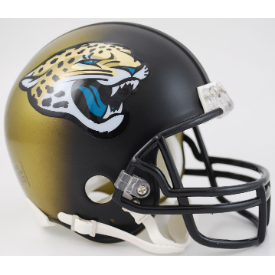 Jacksonville Jaguars Dual Color Riddell Mini Helmet Sports Integrity