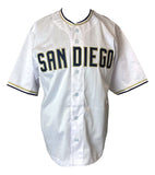 Jake Peavy San Diego Signed White Baseball Jersey Sports Integrity