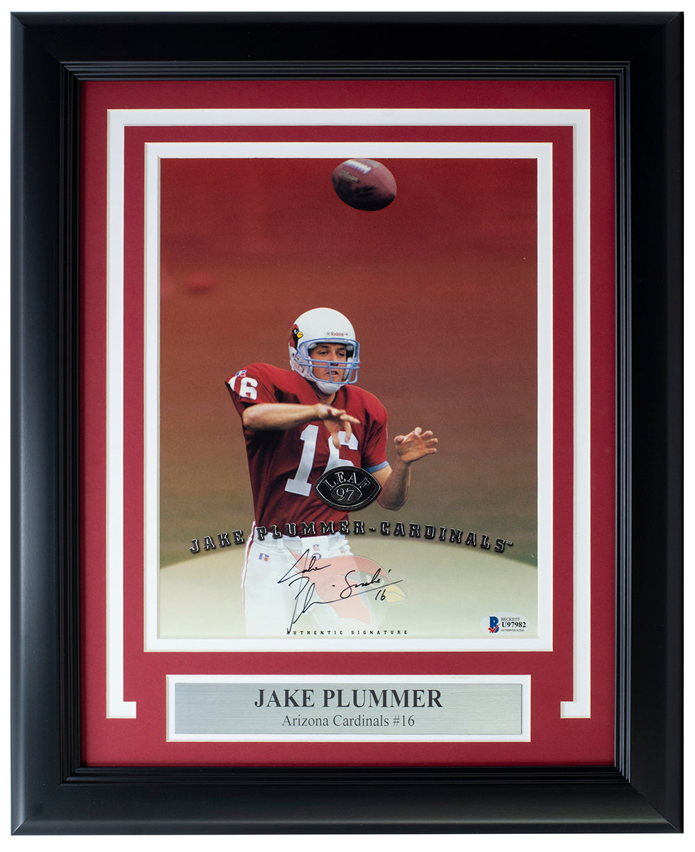 Jake Plummer Signed Framed Arizona Cardinals 8x10 Photo BAS – Sports  Integrity