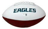 Jalen Carter Signed Philadelphia Eagles Logo Football BAS w/ Super Bowl 59 LIX Case
