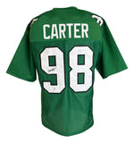 Jalen Carter Philadelphia Signed Kelly Green Football Jersey JSA QR Hologram