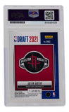 Jalen Green Signed Rockets 2021 Panini Instant Draft Rookie Card #DN2 PSA/DNA Sports Integrity