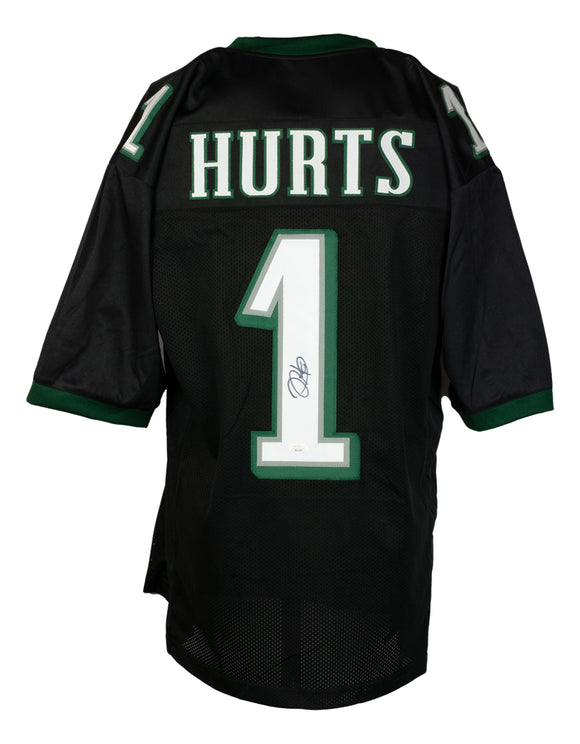 Jalen Hurts Signed Custom Black Pro Style Football Jersey JSA – Sports  Integrity