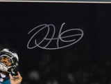 Jalen Hurts Signed Framed Philadelphia Eagles 11x14 Football Passing Photo JSA
