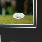 Jalen Hurts Signed Framed Philadelphia Eagles 11x14 Football Passing Photo JSA Sports Integrity