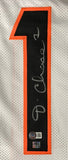 Ja'Marr Chase Signed Custom White Stripe Pro - Style Football Jersey BAS ITP - Sports Integrity