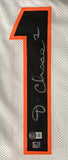 Ja'Marr Chase Signed Custom White Stripe Pro-Style Football Jersey BAS ITP Sports Integrity