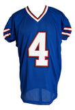 James Cook Buffalo Signed Blue Pro Cut Football Jersey BAS