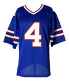 James Cook Buffalo Signed Blue Football Jersey BAS - Sports Integrity