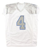 James Cook Buffalo Signed White Pro Cut Football Jersey BAS