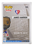 James Harden Signed Brooklyn Nets Funko Pop #133 BAS ITP Sports Integrity
