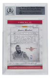 James Harden Signed Houston Rockets 2012-13 Elite Card #15 BAS Auto 10