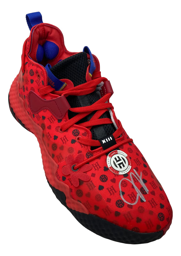 James Harden 76ers Signed Right Adidas Harden Volume 6 Shoe BAS ITP Sports Integrity