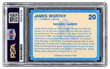James Worthy Signed 1989 UNC Collection #20 Trading Card PSA/DNA Auto Gem MT 10