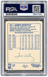 James Worthy Signed 1990 Starting Lineup #42 Trading Card PSA/DNA