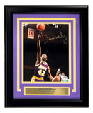 James Worthy Signed Framed 8x10 Los Angeles Lakers Photo PSA/DNA