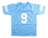 Jameson Williams Detroit Signed Alternate Light Blue Football Jersey BAS