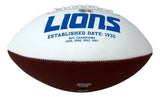 Jameson Williams Signed Detroit Lions Logo Football BAS ITP