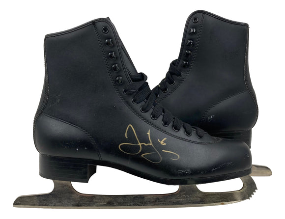 Jaromir Jagr Pittsburgh Penguins Signed Vintage Hockey Skates BAS