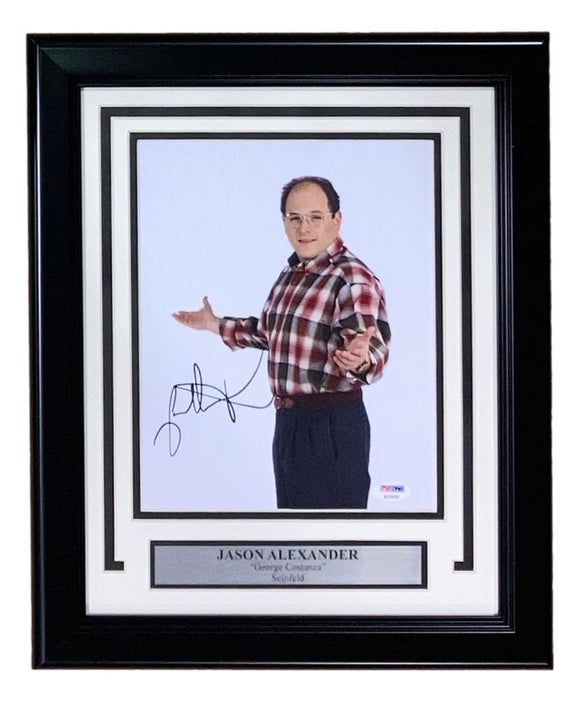 Jason Alexander Signed Framed 8x10 Seinfeld Photo PSA/DNA Hologram