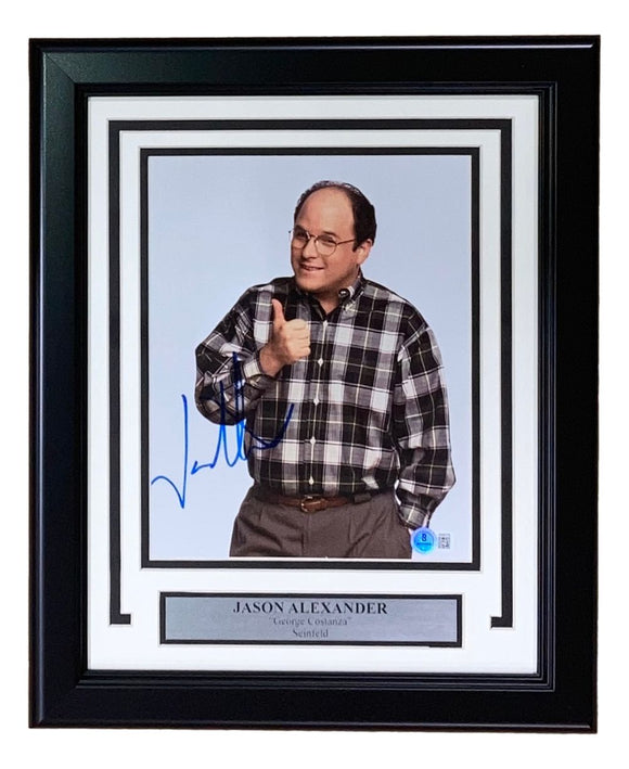 Jason Alexander Signed Framed 8x10 Seinfeld Photo BAS BN96776
