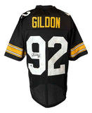 Jason Gildon Pittsburgh Signed Black Football Jersey Sports Integrity