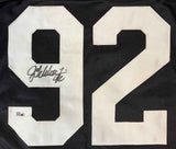 Jason Gildon Pittsburgh Signed Black Football Jersey Sports Integrity