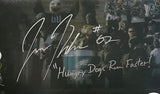 Jason Kelce Signed 16x20 Eagles SB Speech Photo Hungry Dogs Run Faster! Insc JSA